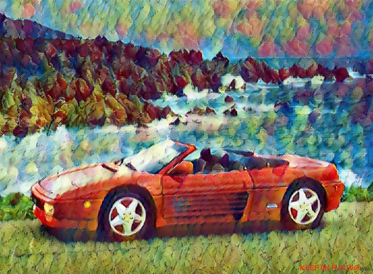 亡きエンツォの魂が宿る聖地で。フェラーリ348スパイダーが教えてくれ